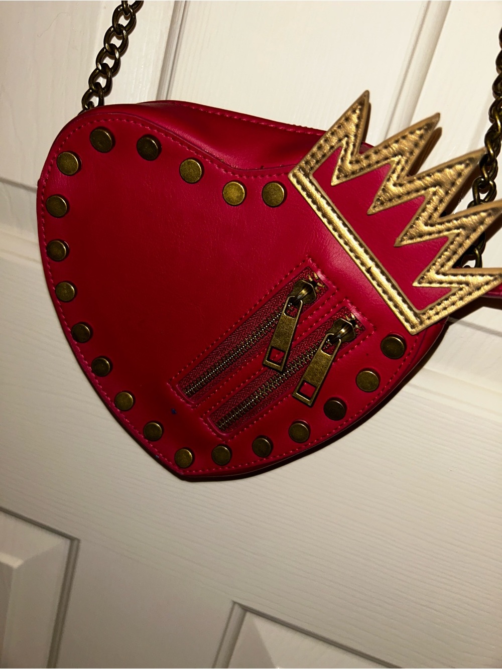 Gently Loved Disney Store Descendants Evil Red Heart Bag